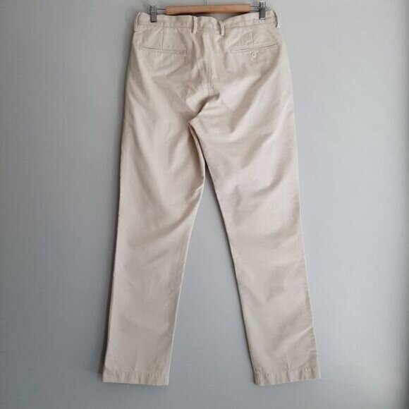 J. CREW Broken In Classic Chino Pants Light Beige Men's Sz 31 - Picture 5 of 11